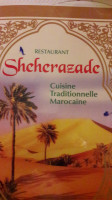 Sheherazade menu