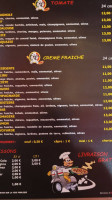 Gina Pizzas menu