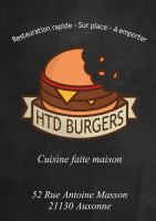 Htd Burgers menu