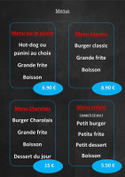 Htd Burgers menu