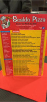 Scaldo Pizza menu