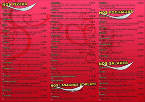 Café La Maison De La Pizza menu