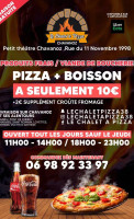 Le Chalet à Pizza menu