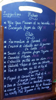 Chez Delphine au Beau Rivage menu