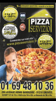 Pizza Servizio menu