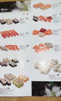 Sayuri Sushi menu