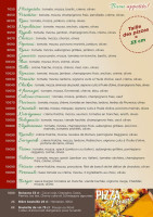 Pizza Nonna (domène) menu