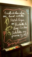 Le Bateau Ivre menu