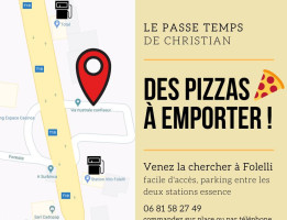 Chez Christian Pizza menu