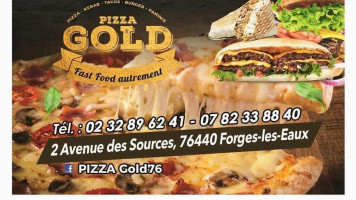 Pizza Gold Forges Les Eaux menu