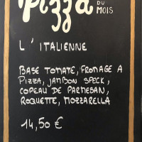 Jaja Pizza Coulon menu