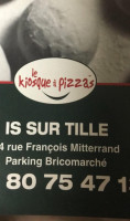 Le Kiosque a Pizzas Is Sur Tille menu