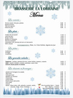 Brasserie La Lorraine menu