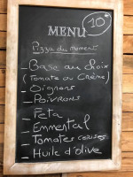 Aubi Pizza menu