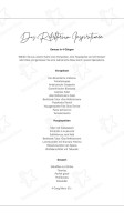 Das Refektorium menu