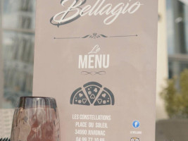 Le Bellagio menu