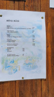 Refuge De La Coire menu