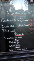 Chez Romain menu