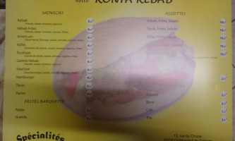 Konya menu