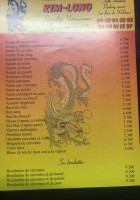 Kim Long menu