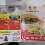 Le Miam Tacos Carte