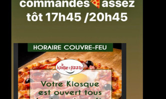 Le Kiosque a Pizzas Is Sur Tille menu