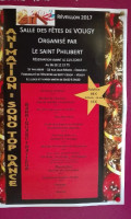 Le Saint Philibert menu