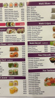 Sushi Sakura menu