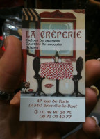 La creperie de Joinville menu