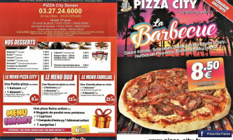 Pizza City Denain menu