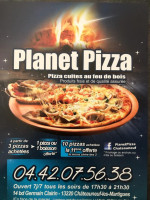 Planet Pizza menu