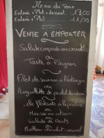 Le Champ de Foire menu