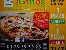 Chez Gino's menu