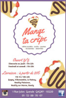 Mange Ta Crepe menu