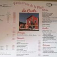 De La Place menu