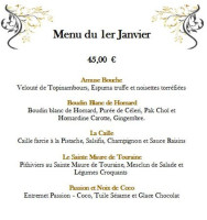 Le Turon menu