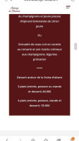 auberge du Neuland menu