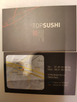 Top Sushi menu