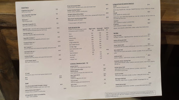 Auberge de la Fontaine du Berger menu