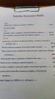 Restaurace Maříž Carte