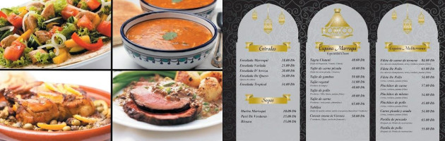 Morisco menu