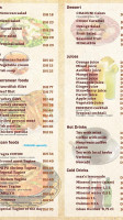 Morisco menu