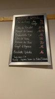 Le Menestrel menu