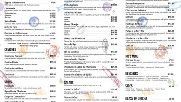 Le Languedoc menu