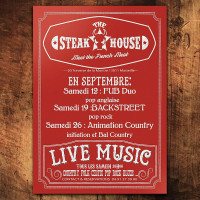 The Steakhouse menu