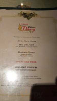 Bistrot Plage menu