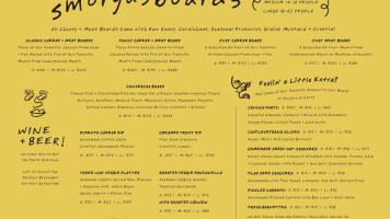 Le Petit Jardin menu