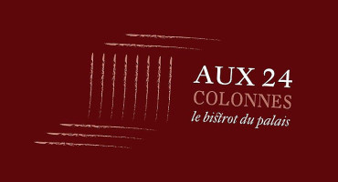 Aux 24 Colonnes, Le Bistrot du Palais. logo