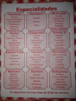 Hippopotamus menu