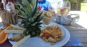 La plage en famille food